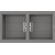 Zlewozmywak Elleci SMART 450 KERATEK K97 LIGHT GREY LKI45097SMT
